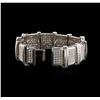 Image 3 : 14KT White Gold 5.95 ctw Diamond Bracelet