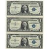 Image 1 : 1957 $1 AU/Unc Silver Certificate Currency Lot of 3