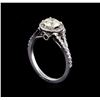 Image 4 : 1.51 ctw Diamond Ring - 14KT White Gold