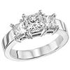 Image 1 : Diamond Ring - 18KT White Gold