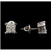 Image 2 : 1.64 ctw Diamond Earrings - 14KT White Gold