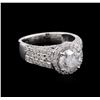 2.84 ctw Diamond Ring - 14KT White Gold