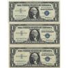 Image 1 : 1957 $1 AU/Unc Silver Certificate Currency Lot of 3