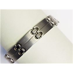 Titanium Staple Link (8.5" Inch) Men's Bracelet Retail $120