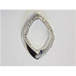 Sterling Silver Diamond (approx 2.00g) Pendant Retail $90 (Est Selling Price $9-$18)