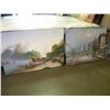 Image 1 : 2 FRAMED OILS ON CANVAS APPROX 2'X 3'