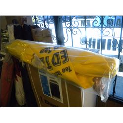 NEW YELLOW TWISTED TEA PATIO UMBRELLA ']