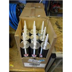 3 BOXES OF BLACK AND WHITE ROOFING SEALENT