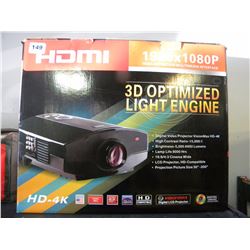 3D OPTIMIZE LIGHT ENGINE DIGITAL VIDEO PROJECTOR
