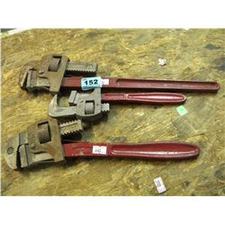 3 PIPE WRENCHES