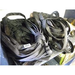 2 LARGE LOTS OF FLAT HOSES