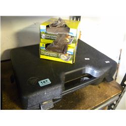 MCCULOGH CORDLESS DRILL WITH BATTERY CHARGER LIGHT/2 BOXES OF GARBAGE BAGS