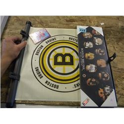 NEW BOSTON BRUINS PLACK/SUNSHADE/SCHOOL ADVENTURES HOCKEY CARDS