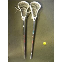 2 MINI LACROSSE STICKS