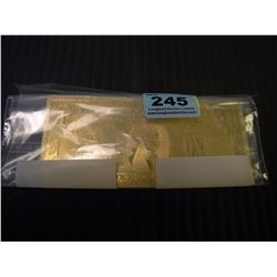 24K GOLD FOIL COLLECTIBLE AMERICAN 1 DOLLAR BILL