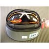 Image 1 : PAIR OF ORANGE RYDER SUNGLASSES WITH INTERCHANGABLE LENSES & CASE