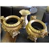 Image 1 : 3 ASSORTED ORNATE VASES