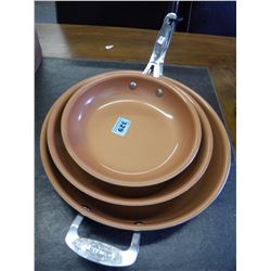 3 PC MATCHING FRYPAN SET
