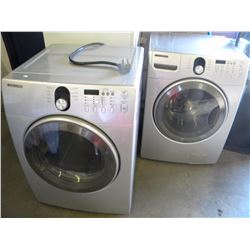 MATCHING SET SILVER COLOR SAMSUNG FRONT LOADER WASHER/DRYER