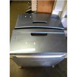 MATCHING PR OF BLUE LAUNDRY PEDESTALS WITH DRAWERS