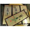Image 1 : 4 FRAMED ORIENTAL PICS/ORIENTAL TABLE