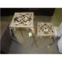 2 PLANTER STANDS