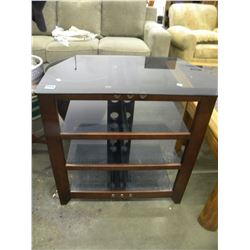 4 SHELF TINTED TV STAND