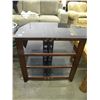 Image 1 : 4 SHELF TINTED TV STAND