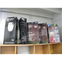 2 SOLAR MOSAIC STICK LIGHT/ASSORTED LIGHTS