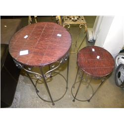2 PLANT STANDS