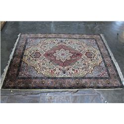 DECORATIVE 5X7 FRINGED AREA CARPET