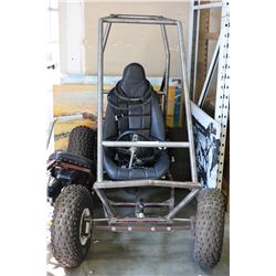 HOMEMADE 9HP DUNE BUGGY WITH CUSTOM RACK AND PINION RACING SEAT THREE POINT HARNESS ETC