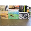 Image 1 : THREE LARGE CANVAS PICTURES