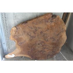 SLAB OF BURL WOOD