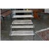 Image 2 : KIDS WROUGHT IRON PATIO TABLE AND BENCHES