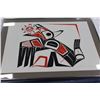 Image 1 : SIGNED NUMBERED ROBERT SEBASTIAN NATIVE PRINT RAVEN STEALS SUN