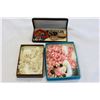 Image 1 : TWO SHELL NECKLACES AND TRAY OF JEWELLRY