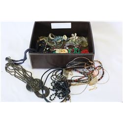 CASE OF RHINESTONE JEWELLRY