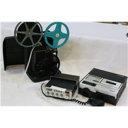 VINTAGE REEL TO REEL WITH AM/FM CASSETTE PLAYER AND CB RADIO