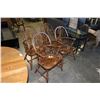 Image 2 : SDET OF FOUR PENNSYLVANIA HOUSE OAK WINDSOR STYLE ARMCHAIRS
