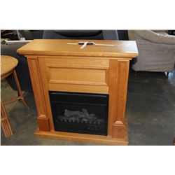 ELECTRIC FIREPLACE WITH MANTLE