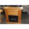Image 1 : ELECTRIC FIREPLACE WITH MANTLE