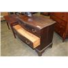 Image 2 : VINTAGE MAHOGANY 3 DRAWER DRESSER