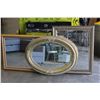 Image 1 : THREE LARGE WALL MIRRORS