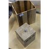 Image 1 : STONE PLANTER AND MATCHING DRESSER BOX