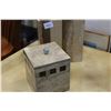 Image 2 : STONE PLANTER AND MATCHING DRESSER BOX