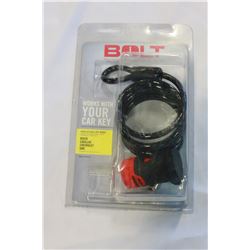 BOLT CABLE LOCK WORKS W/MOST LATE MODEL BUICK, CADILLAC, CHEVROLET AND GMC KEYS