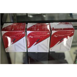 THREE BOXES OF E-CIGARETTES