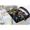 Image 1 : BOX OF ELECTRONICS CAMERA LENSES AND BEATTLES DVD SET