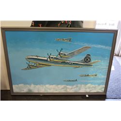 FRAMED BF 815 PLANE SIGNED